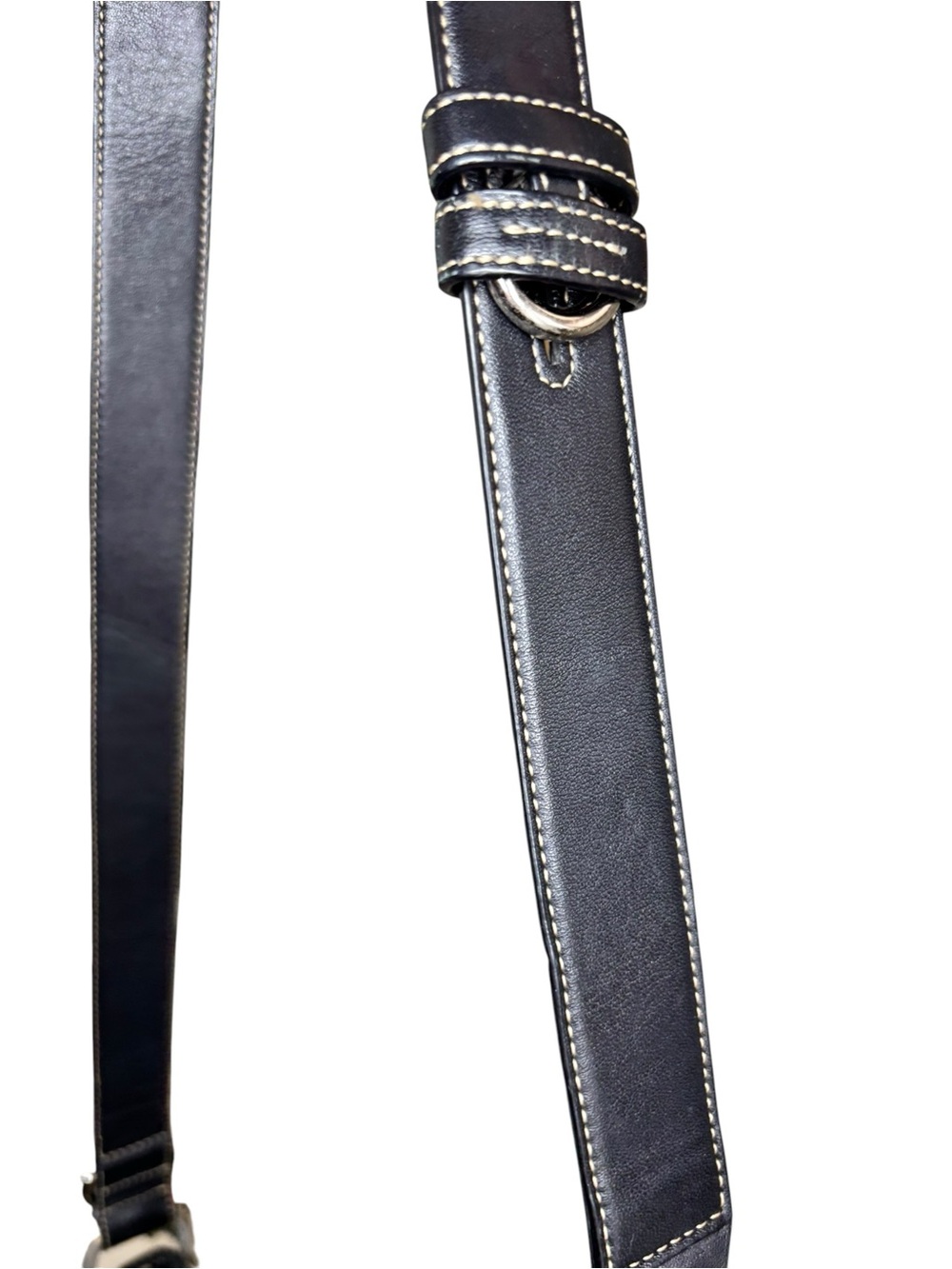 Coach 2005 Vintage Soho Signature Slim Duffle Bag – Black Jacquard Canvas - Picture 12 of 14